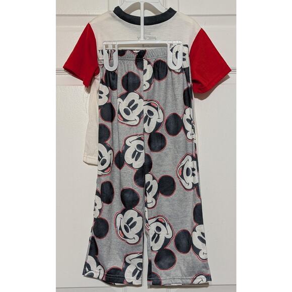 Disney Mickey Mouse Pajama Set Toddler 4T Shirt and Pants Flame Resistant Kids - Picture 3 of 8